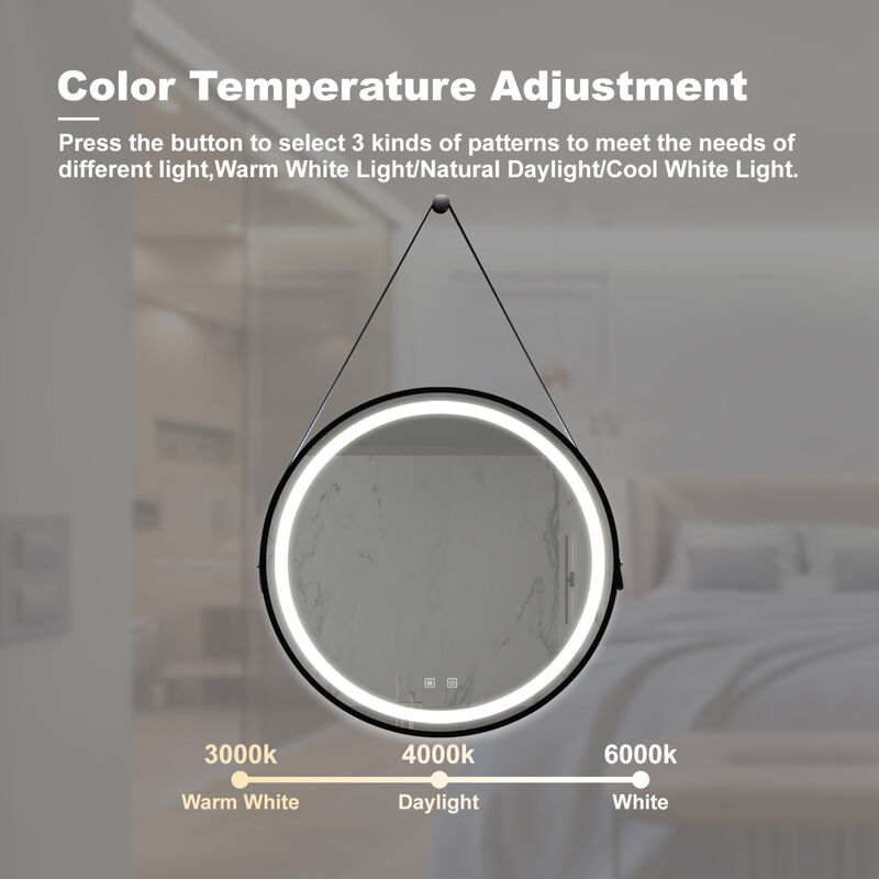 ELEMENT ACE 32 Inch Bathroom LED Vanity Mirror with Dimmable Touch Control and Anti-Fog Technology image number 5