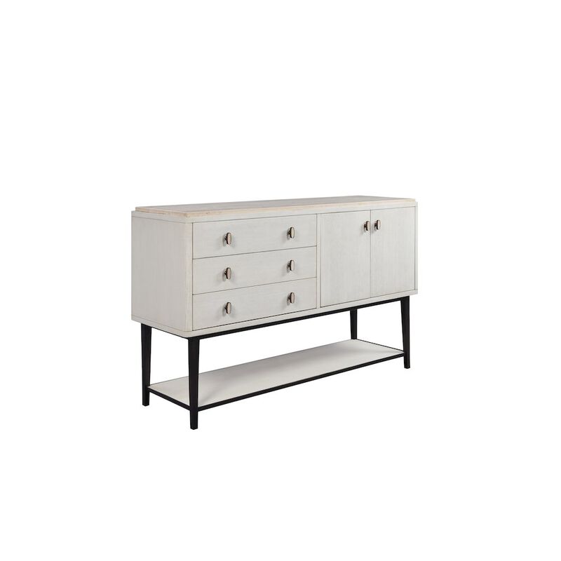 Bernards Elements Server Metal Base In Vanilla Finish image number 3