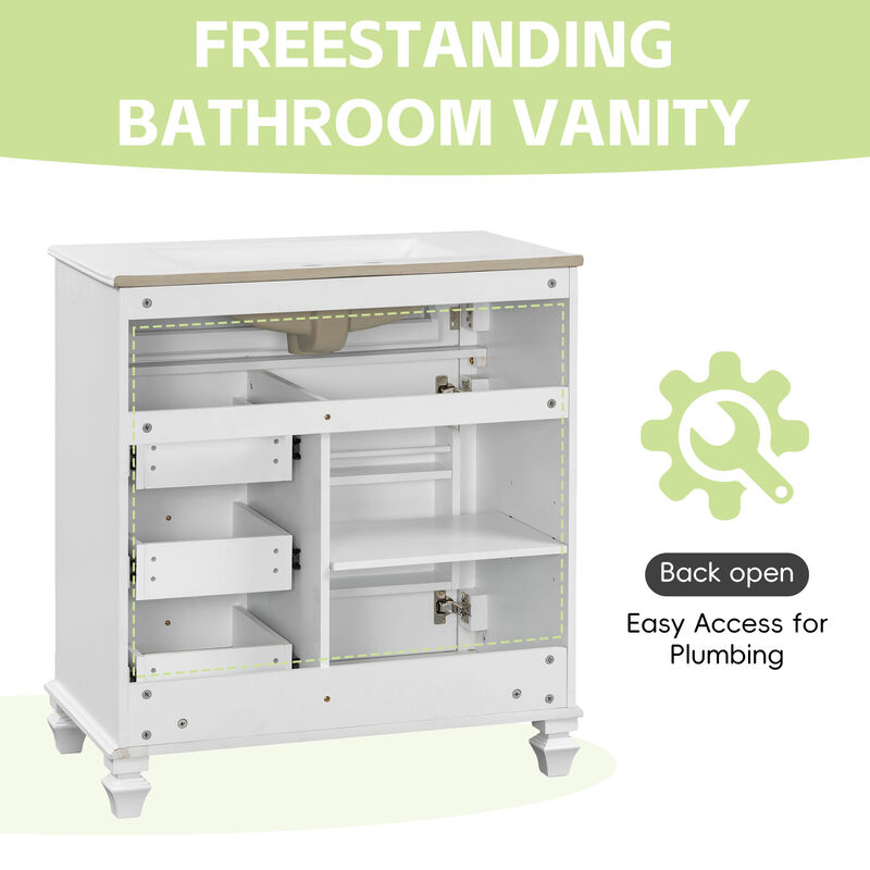 Bathroom Storage Vanity image number 8