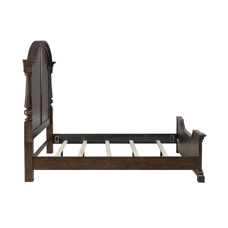 Liberty Furniture Arden Road California King Poster Bed Frame - Satin Cherry image number 3