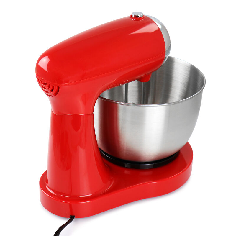 Better Chef 350 Watt MegaMix Stand Mixer in Red