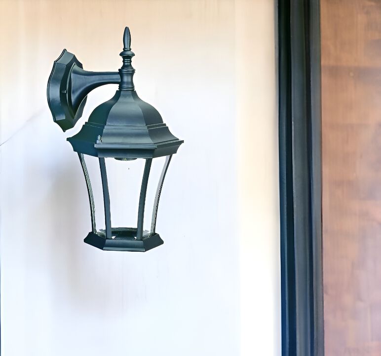 Outdoor Hanging Carousel Lantern Wall Sconce – Weather-Resistant Wall Light for Patio