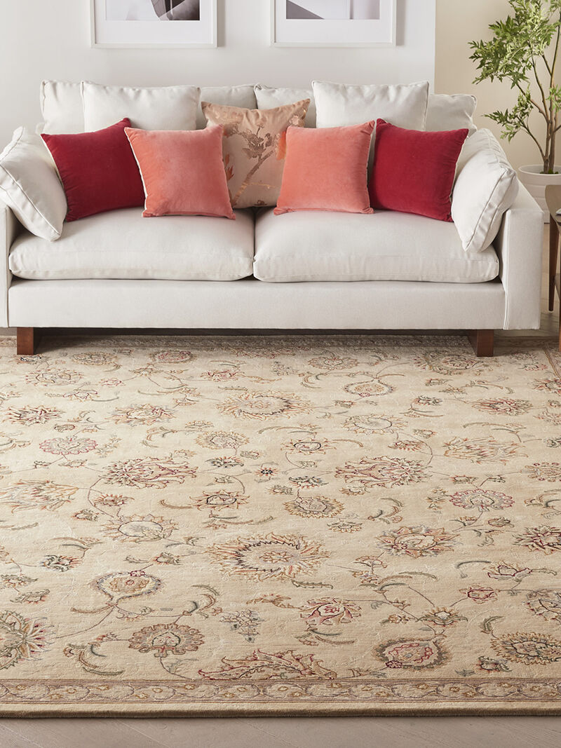 Nourison 2000 2360 Beige 8' x Round Rug