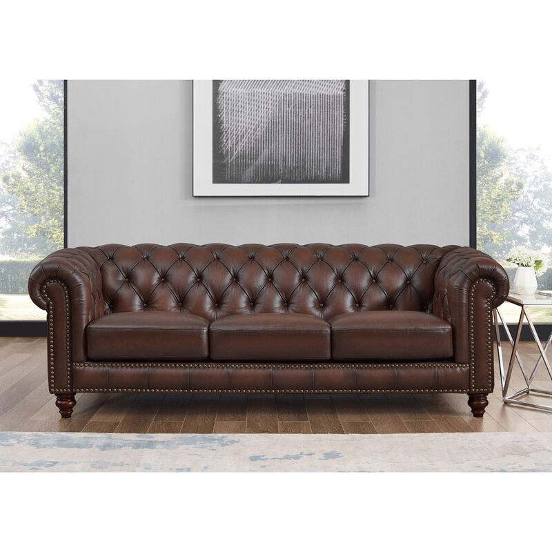 Alton Bay Top Grain Leather Sofa