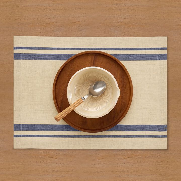 Linen Placemats - French Stripe