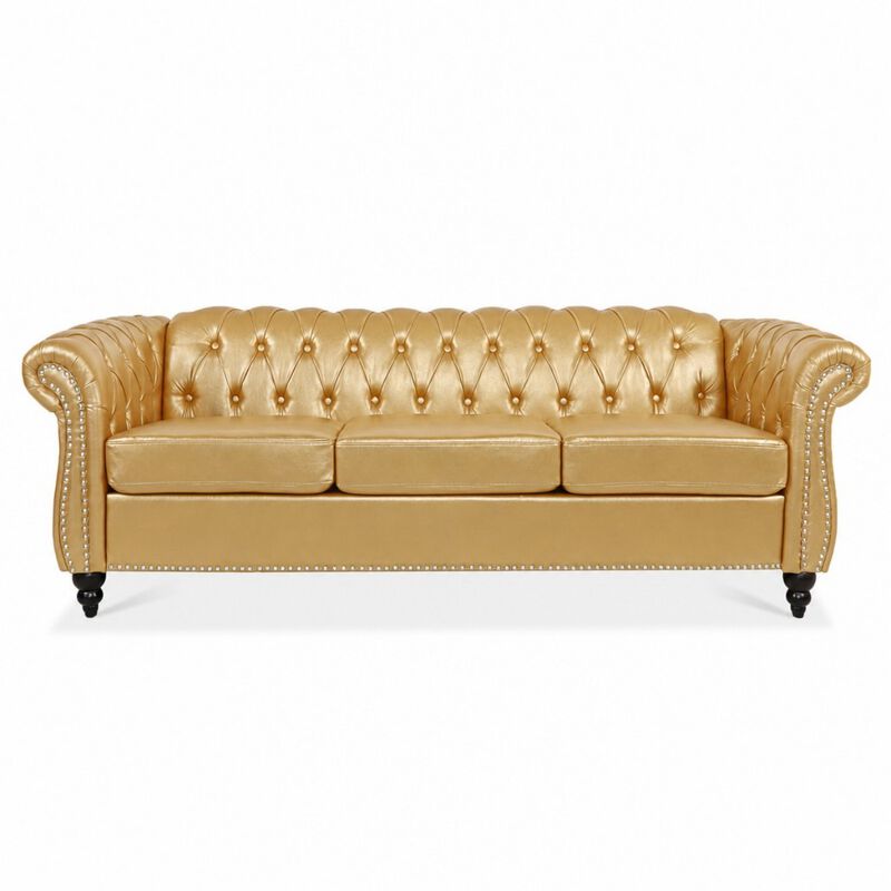 Nesp Chesterfield 3 Seater Sofa image number 0