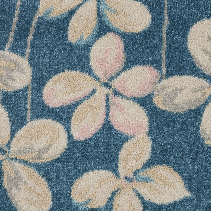HomeRoots Floral Area Rug