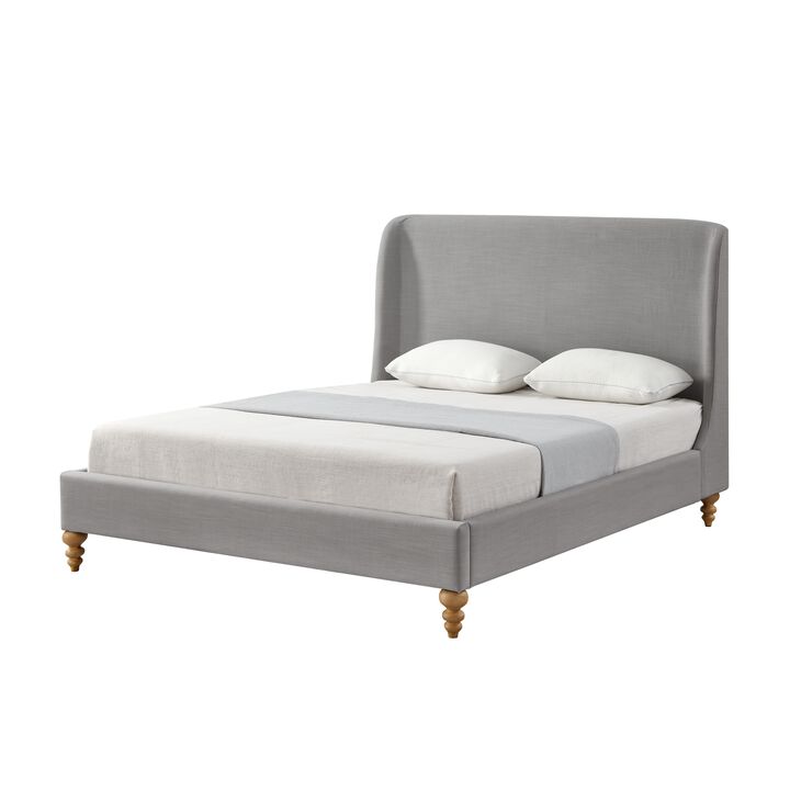 Rustic Manor Larissa Linen Platform Bed
