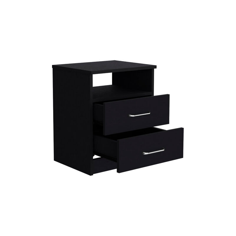 Nightstand Olivenza, Bedroom, Black
