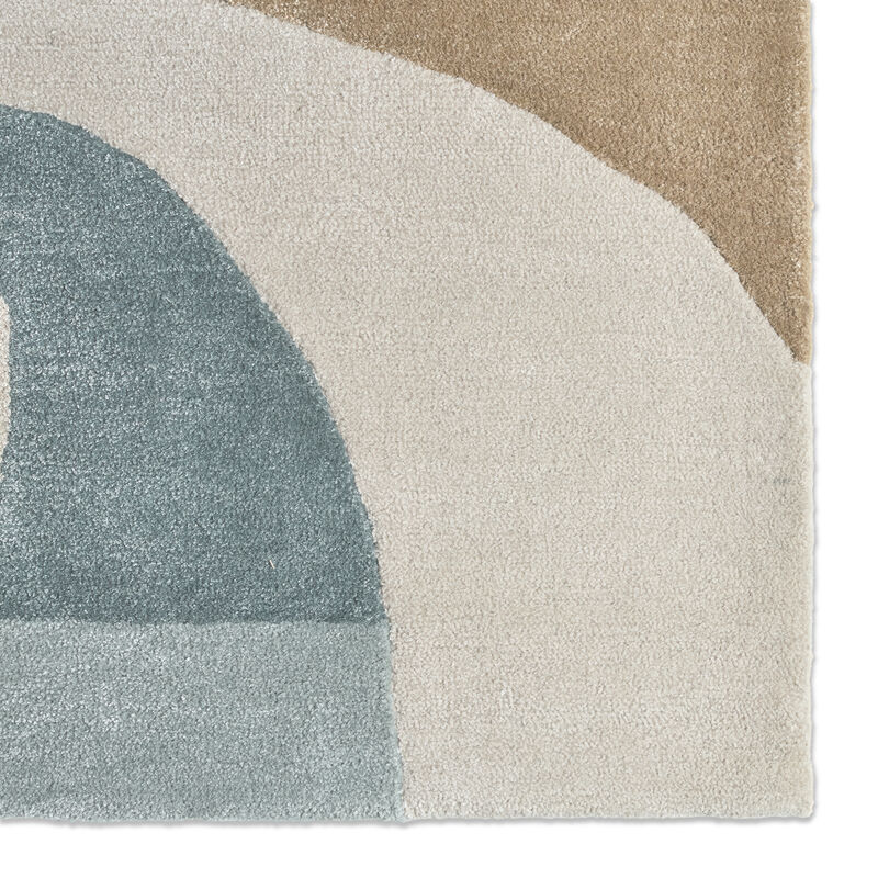 Layered Form Navaeh Silver Cloud 9'X12' Rug image number 2