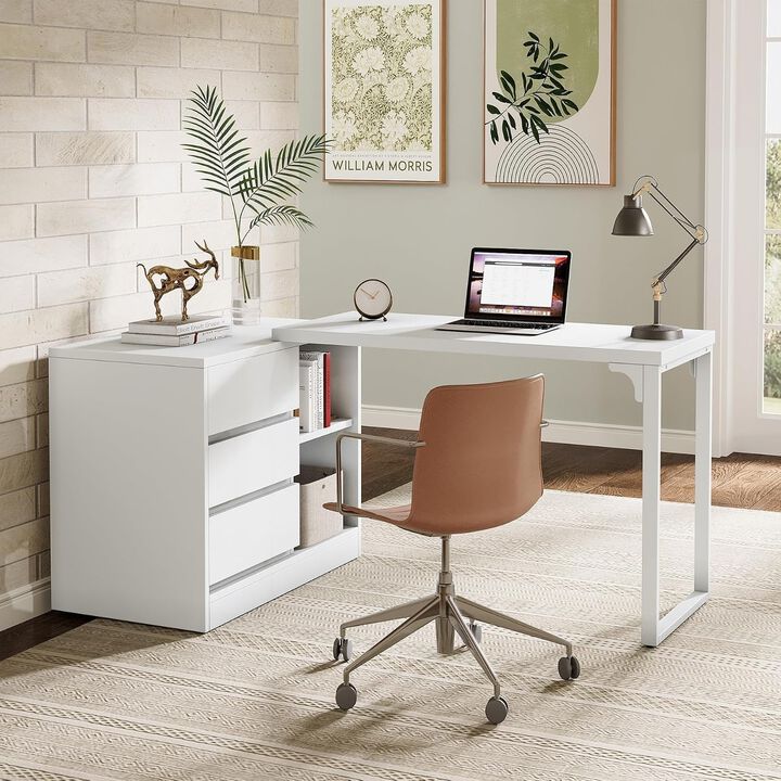 Tribesigns 78.7" Computer Desk, Rectangle Executive Desk and 6FT Conference Table, Large Industrial Office Desk and Writing Desk for Home Office and Conference Room, Gray