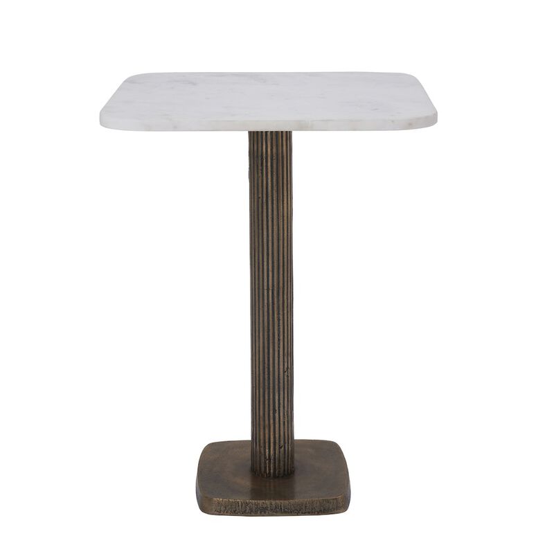 Renwil Allard Side Table In Brown Color