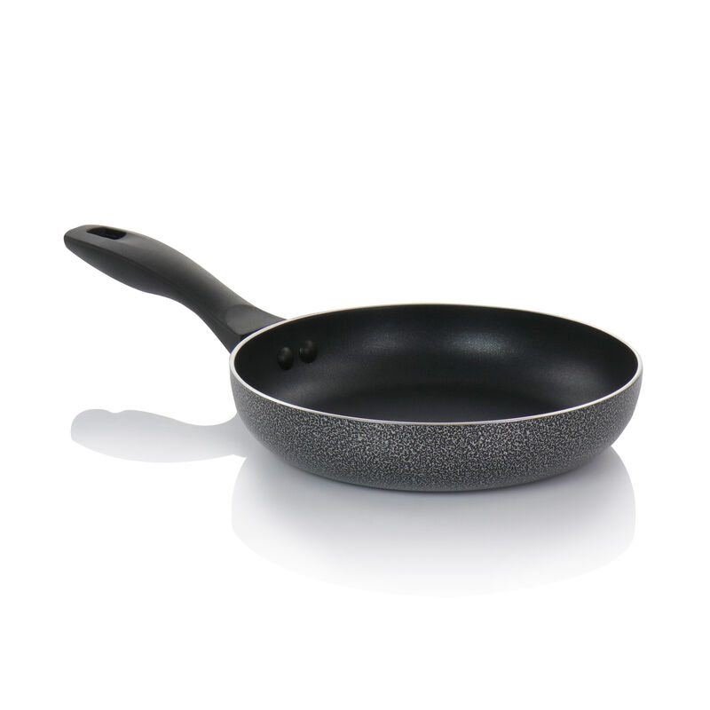 Oster Clairborne 2 Piece Nonstick Aluminum Frying Pan Set in Charcoal Grey