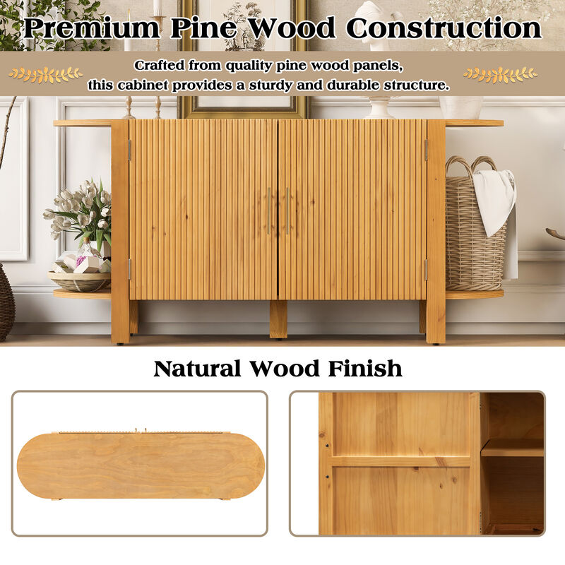 Curved Extension Shelf Sideboard image number 4