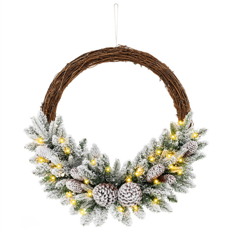 Artificial Christmas Wreath &ndash; Festive and Reusable Holiday D&eacute;cor for Doors or Walls