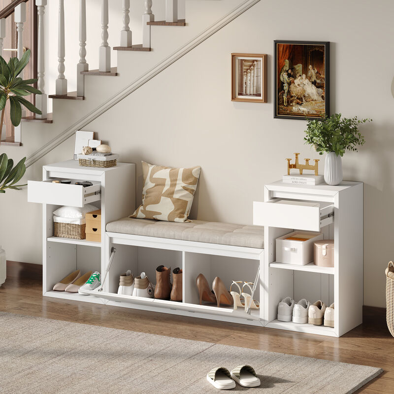 Luszuf Entryway Storage Bench image number 3