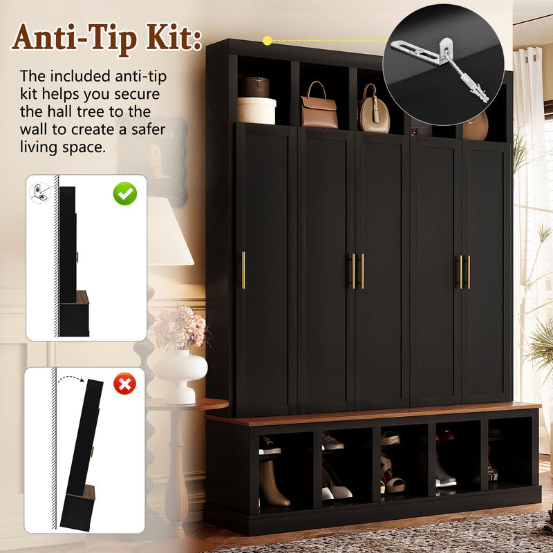 Voklos Entryway Storage Cabinet image number 5