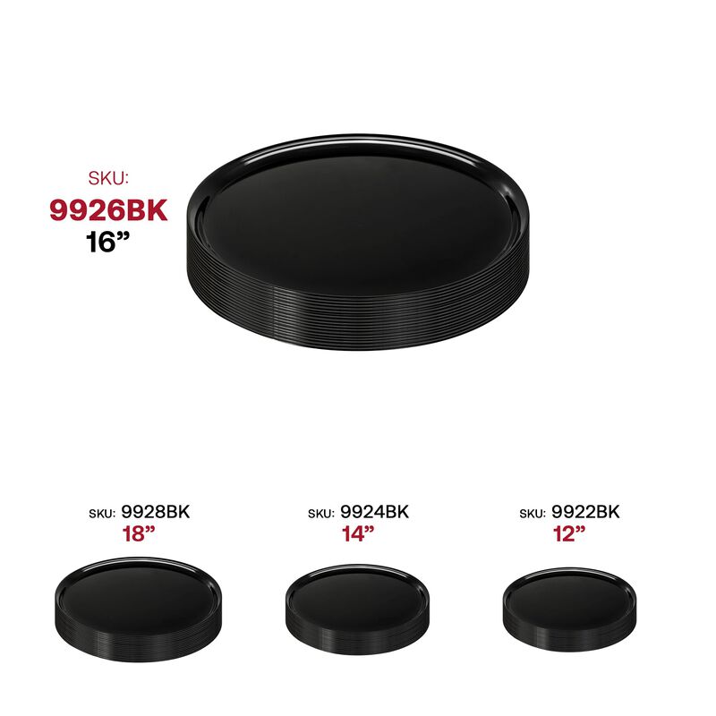 Round Plastic Trays (25 Trays) image number 5