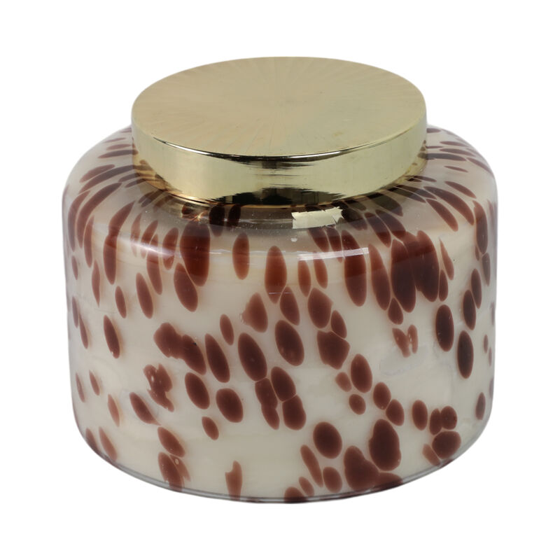 Cinnamon Speckle Lidded Candle image number 3