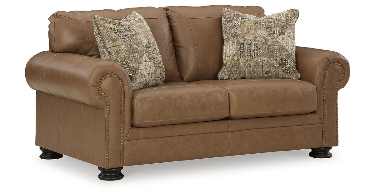 Carianna Leather Loveseat
