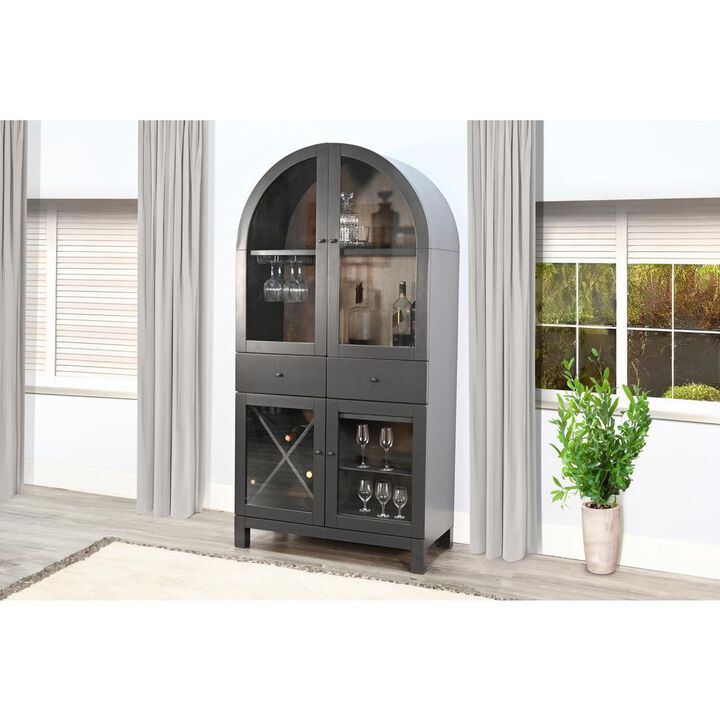 Sunny Designs Arched Wine Bar Cabinet