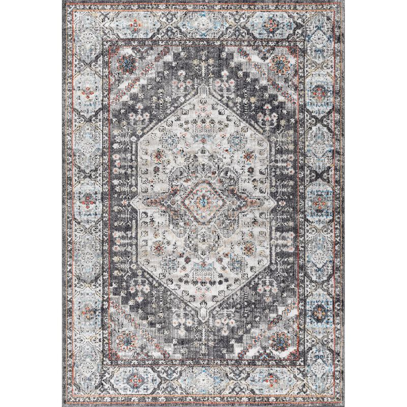 Kesan Vintage Medallion Area Rug