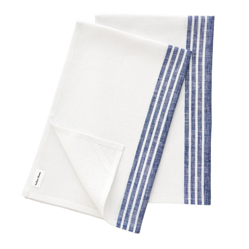 Solino Home 100% Pure Linen Kitchen Towels 17 x 26 Inch Set of 2 - Farmhouse