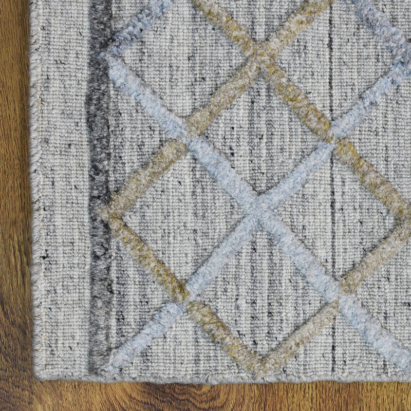 RUGSOTIC CARPETS HAND WOVEN FLAT WEAVE KILIM POLYESTER ECO-FRIENDLY AREA RUGS  - Geometric Modern Design, Low Pile  Handmade Area Rugs (DP0009) image number 4