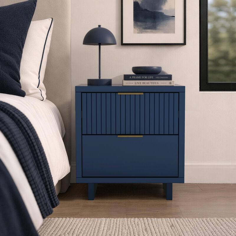 Elara Blue Nightstand image number 1