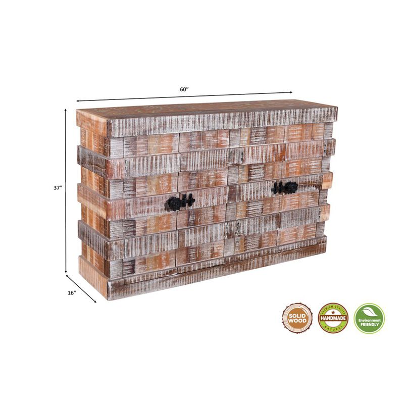 Taran Designs Eldris 4-door Solid Wood Sideboard