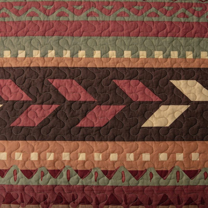 Broken Arrow Reversible Twin Quilt Set image number 5