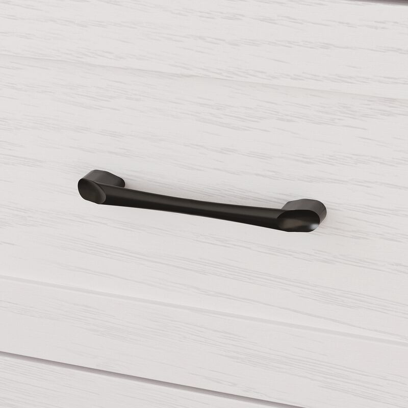 FUFU&GAGA Modern Wooden 3-Drawer Nightstand with Black Straight Pulls and Smooth Surface , (31.5 in. W x 15.7 in. D x 31.5 in. H), White