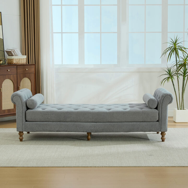 Glonmu Chenille Bench