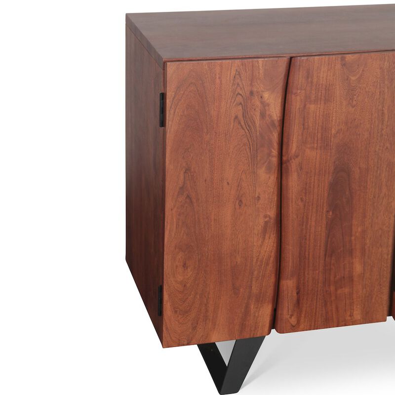 World Interiors Yarrow 68" Sideboard in Light Sequoia image number 2