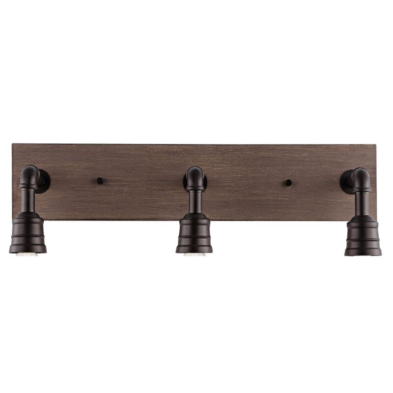 Corbett 3-Light Rustic Farmhouse Iron LED Vanity