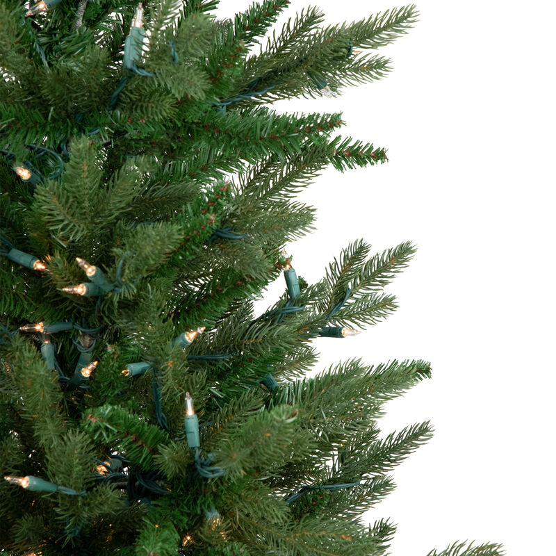 4' Pre-Lit Potted Grande Spruce  Artificial Christmas Tree  Clear Lights
