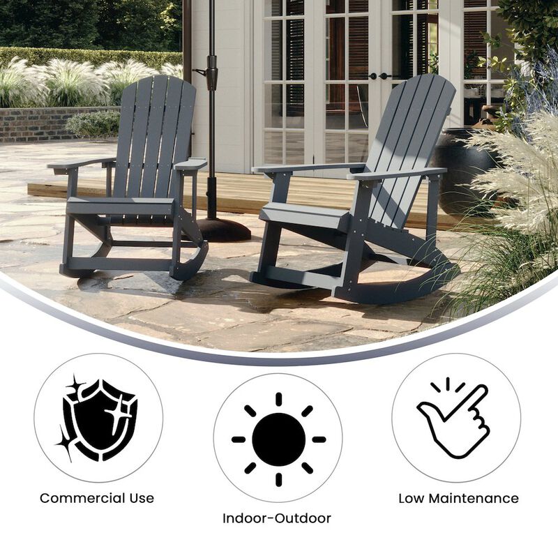 2-Piece Adirondack Rocking Chair image number 7