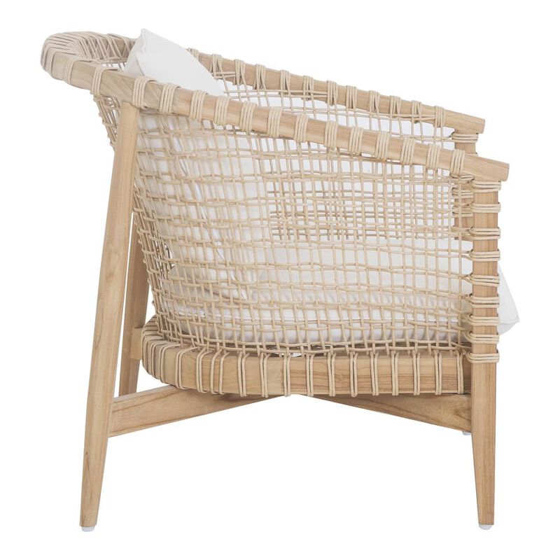 Moe's Home Collection Kuna Outdoor Lounge Chair Natural