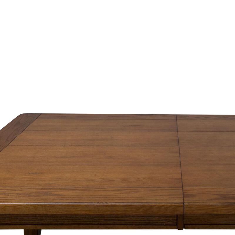 Liberty Furniture Treasures Rectangular Leg Table - Oak in Rustic Oak image number 2