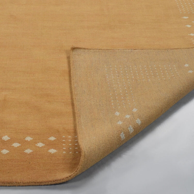 RUGSOTIC CARPETS HAND KNOTTED LOOM WOOL ECO-FRIENDLY AREA RUGS  - Contemporary Modern Design, High Pile Thick Handmade Anti Skid Rugs for Living Room (L00530) image number 2