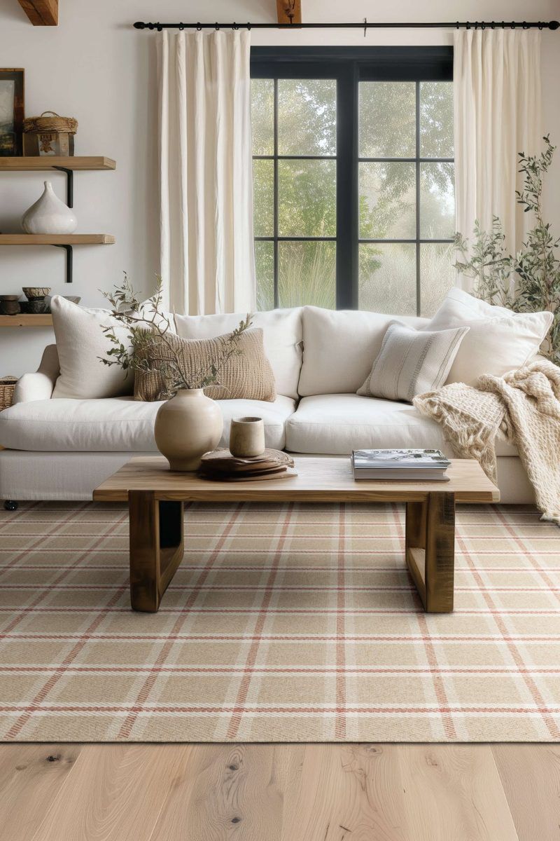 Scofield Red 10' x 14' Rug image number 2