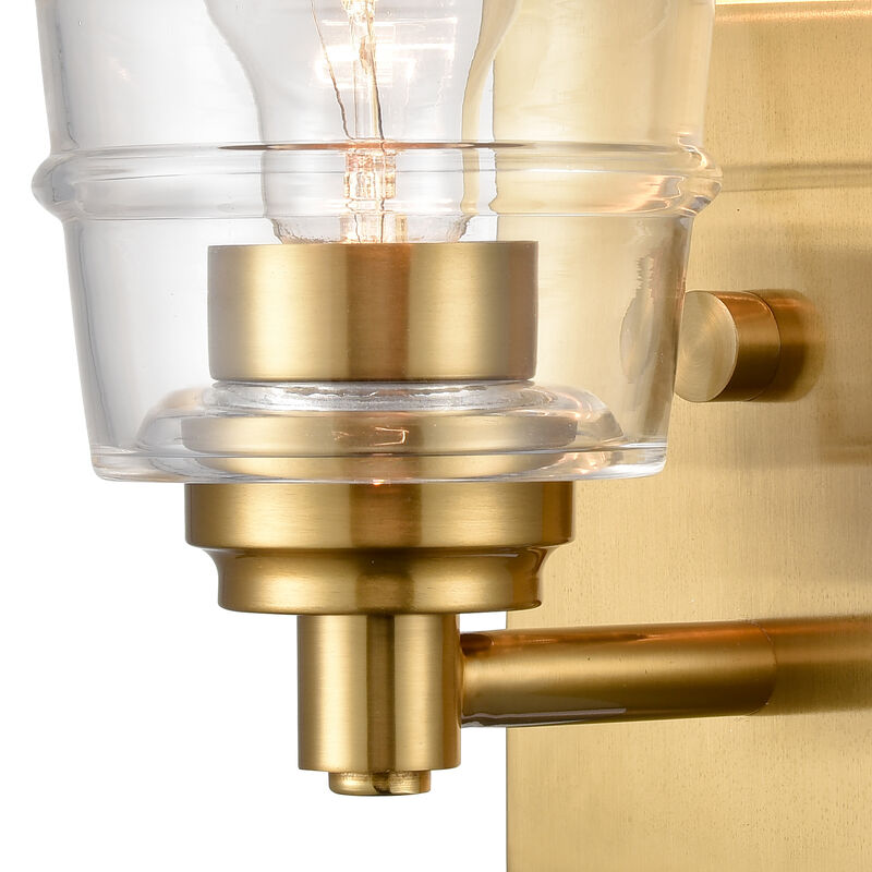 Pulsate 4.5'' Wide 1-Light Gold Sconce