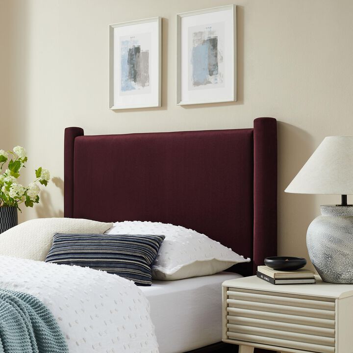 Rael Performance Velvet Twin Headboard