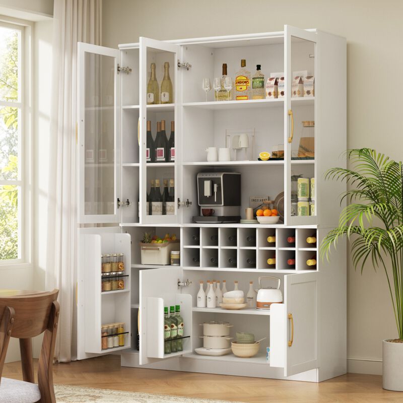 Fedcud Tall Wine Bar Cabinet image number 2