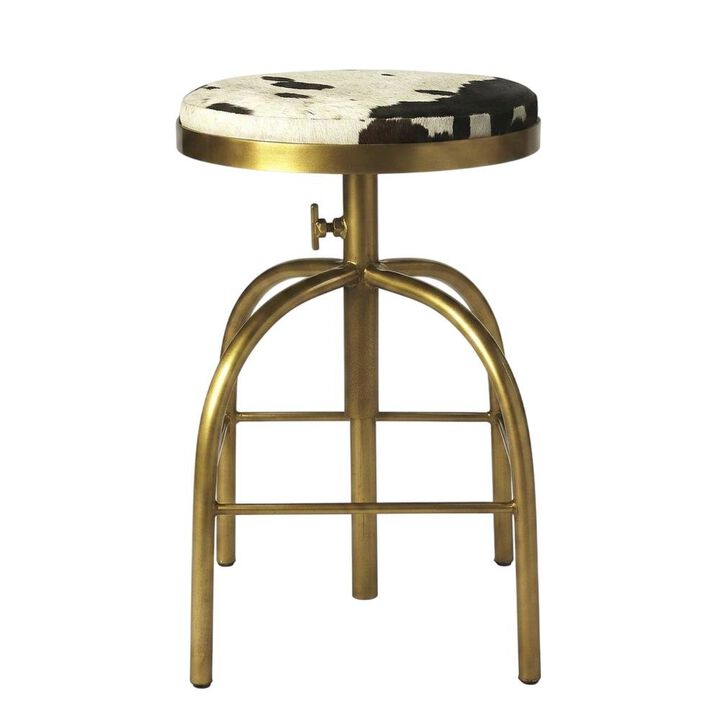 Starlight Canyon Home Swivel Adjustable Counter Stool, Industrial Round Bar Stool for Kitchen