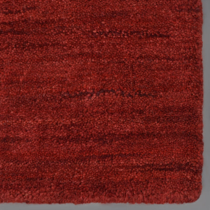RUGSOTIC CARPETS HAND KNOTTED LOOM WOOL ECO-FRIENDLY AREA RUGS  - Rectangle, Solid Plain Design, High Pile Handmade Anti Skid Area Rugs for Living Room, Bed Room (L00999) image number 3