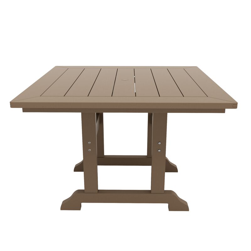 WestinTrends 43" Square Outdoor Patio Dining Table