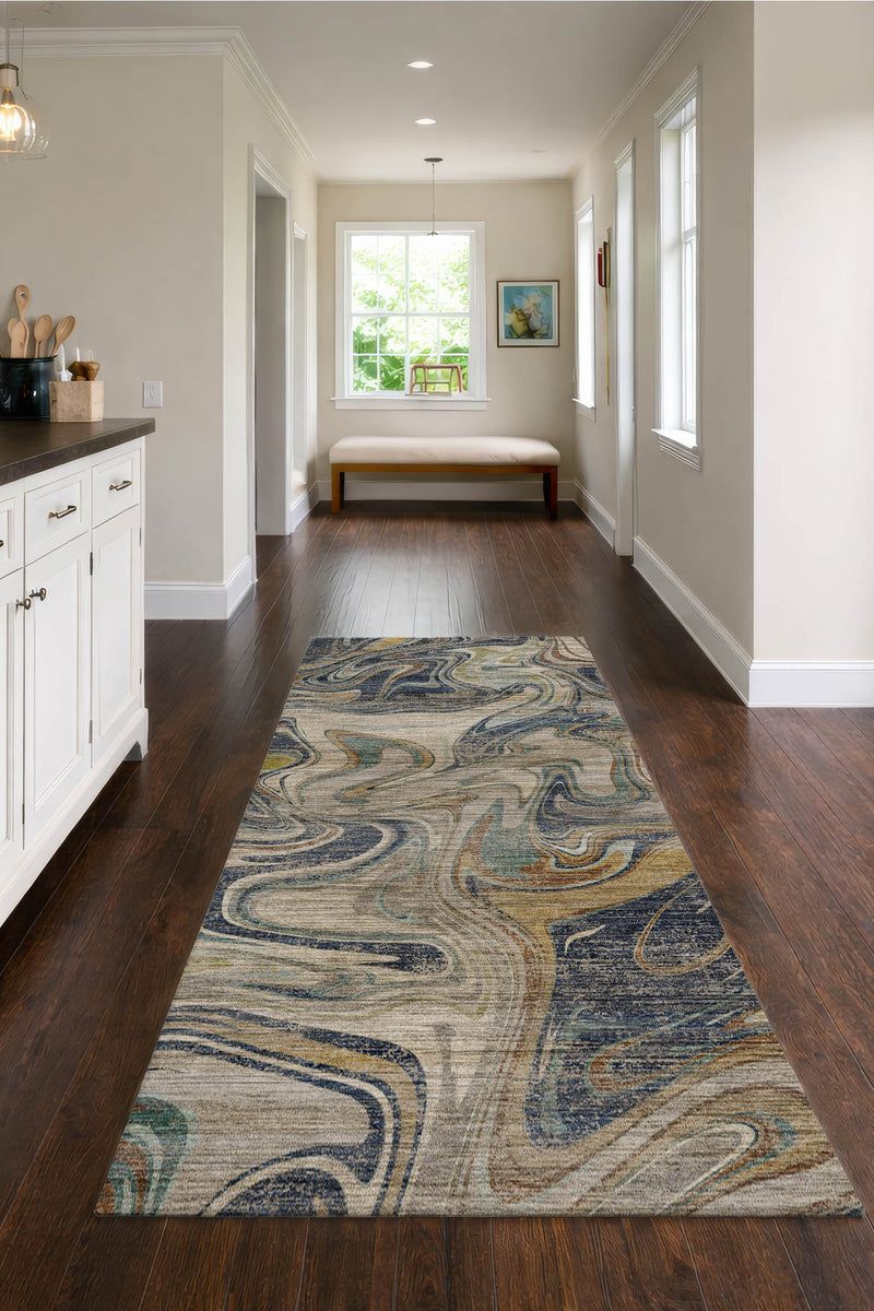 Nexus NX6 Navy 9' x 12' Rug image number 4