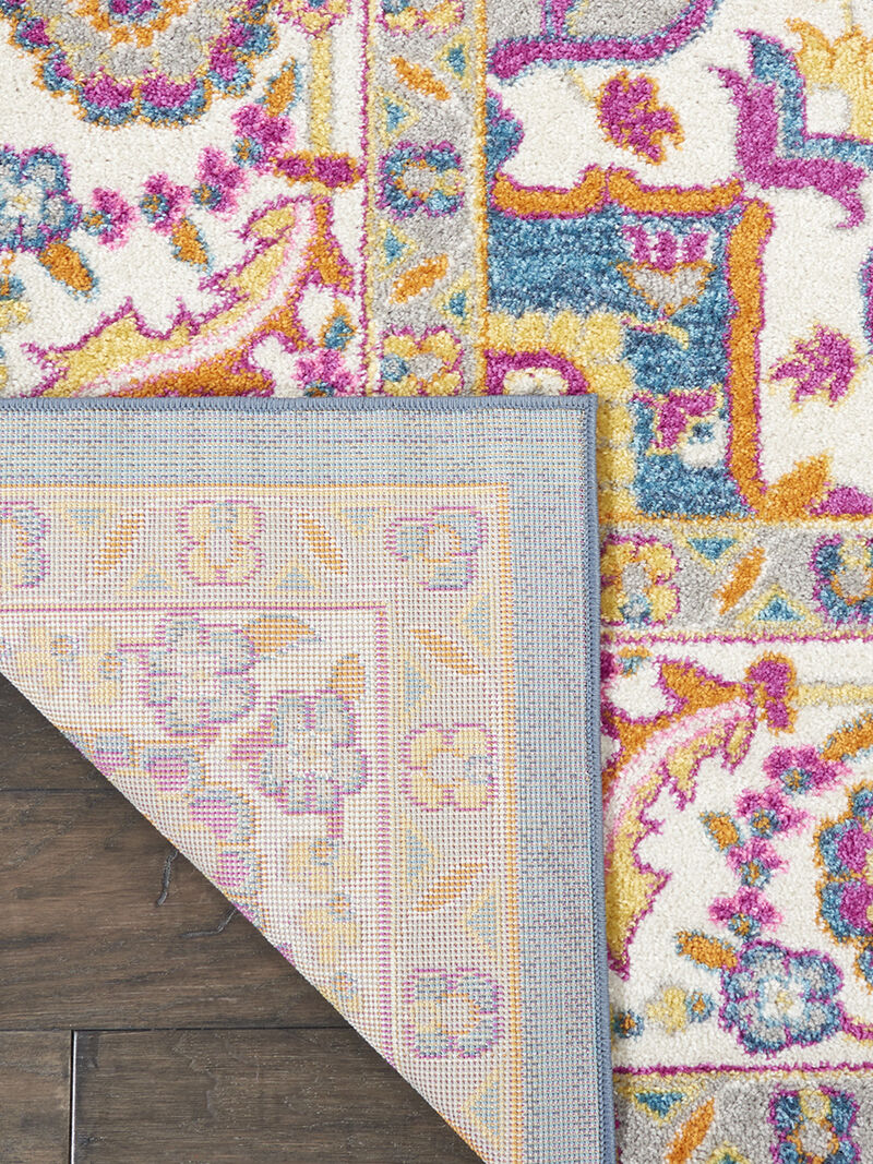 Passion PSN20 Teal/Multicolor 2'2" x 10' Rug image number 1