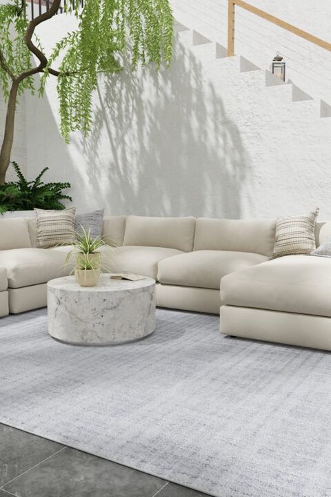 Highview T8018 Gray 8' x 10' Rug by Thom Filicia